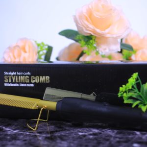 Straight Hair Curls Styling Comb